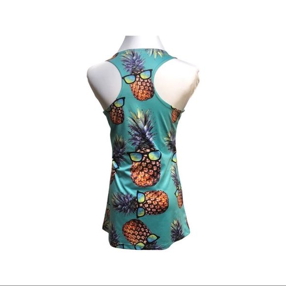 Pineapple Racerback Tank Top - Picture 4 of 4